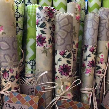 Beeswax Wraps at the Farmers Market